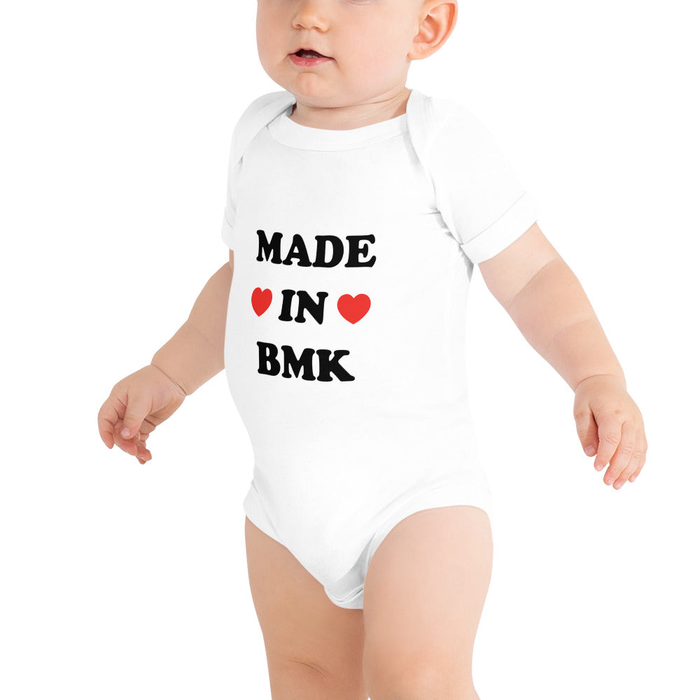 I Heart Made In Baby one piece