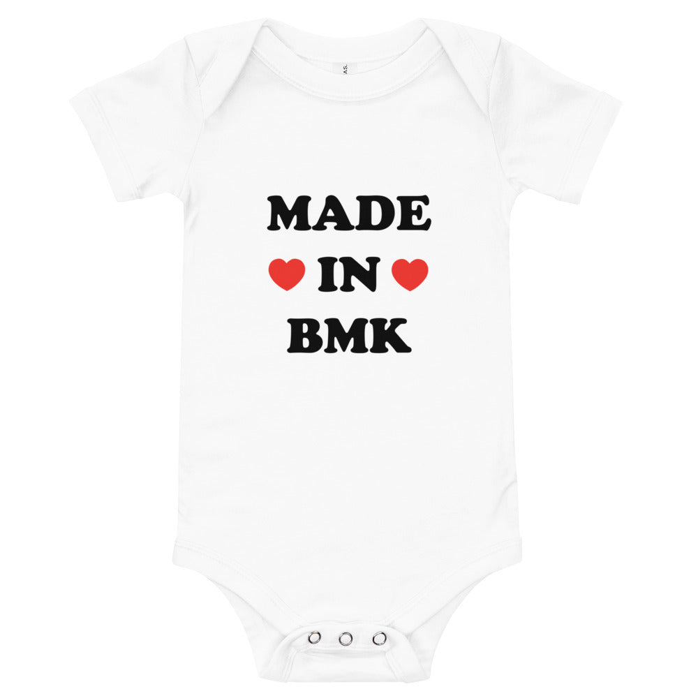 I Heart Made In Baby one piece