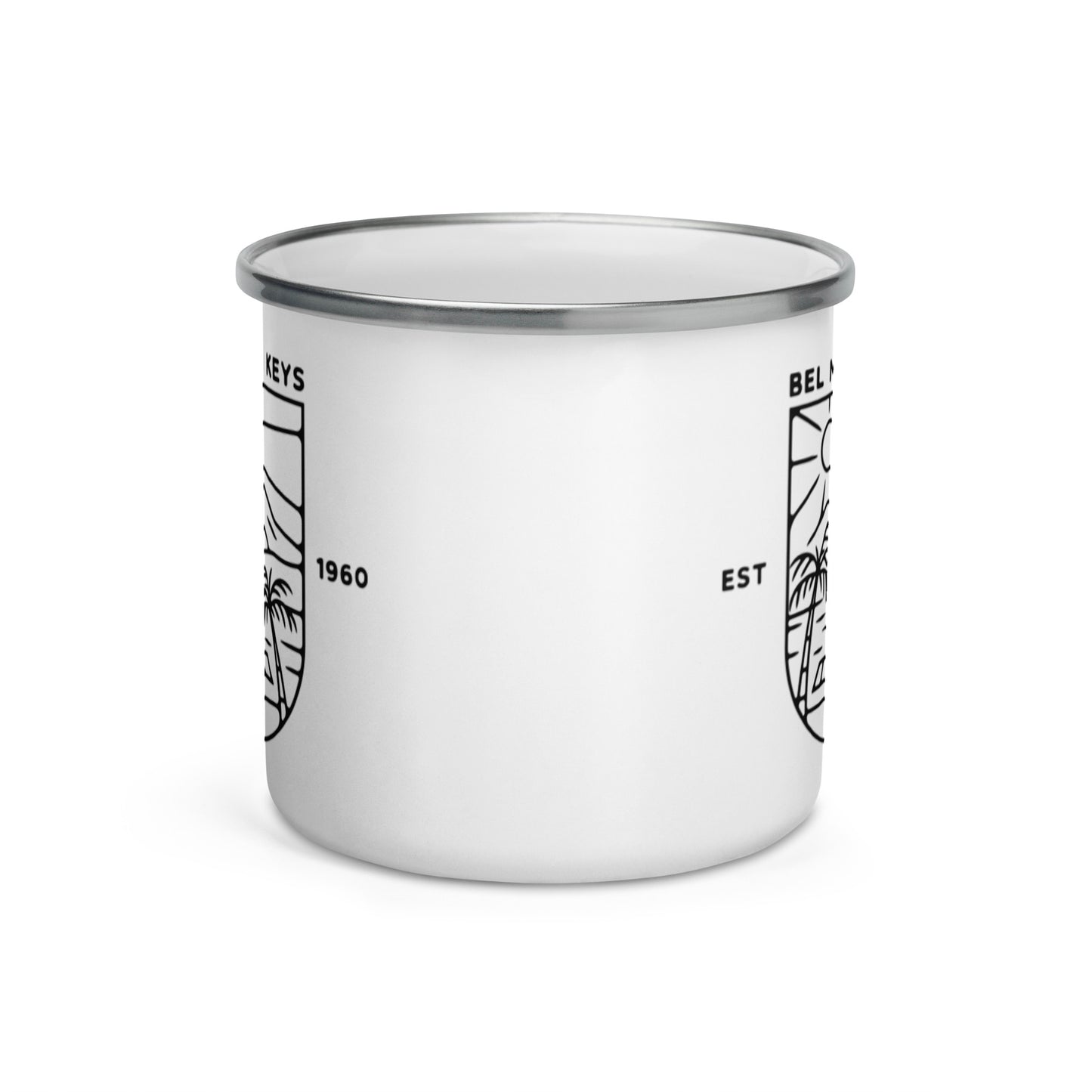 Everyday Monoline Badge Enamel Mug