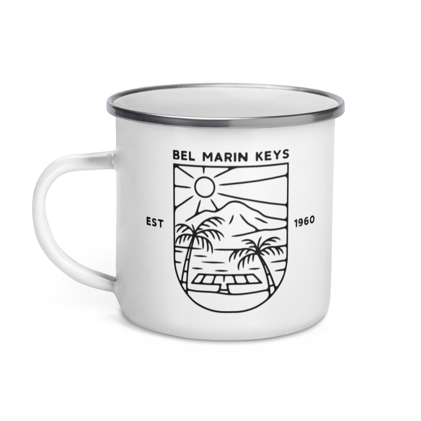 Everyday Monoline Badge Enamel Mug