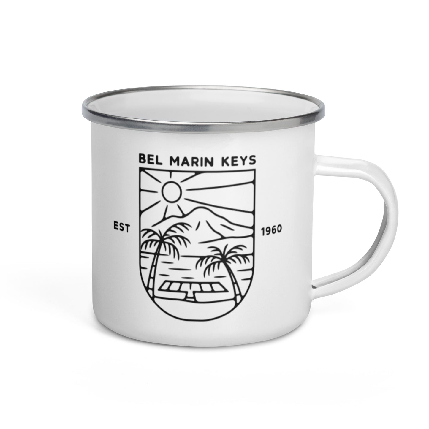 Everyday Monoline Badge Enamel Mug