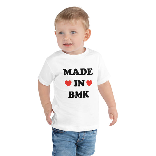 I Heart Made In Toddler Short Sleeve Tee