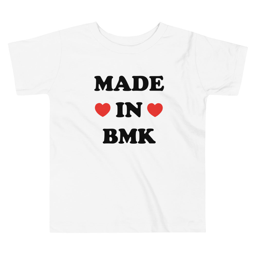 I Heart Made In Toddler Short Sleeve Tee