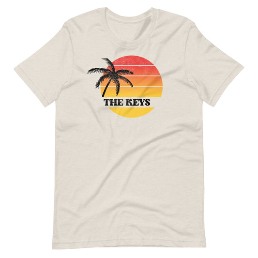 Vintage The Keys Sunset Unisex t-shirt